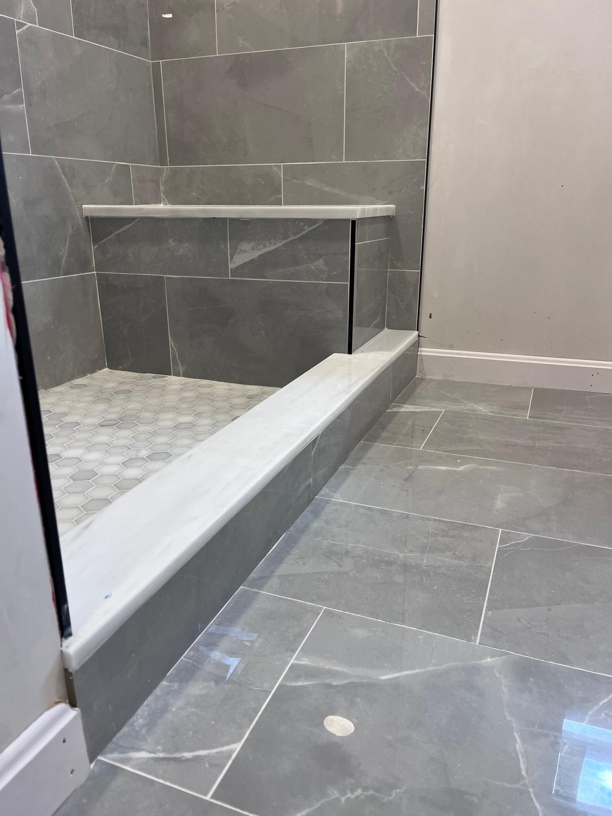 Spa Shower & Bench